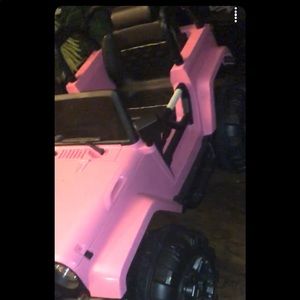 Electric pink car